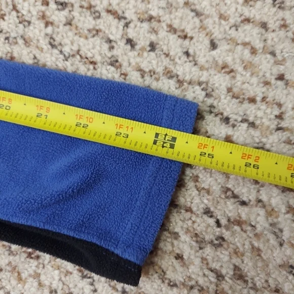 Alpine Design Womens Large 1/4 Zip Fleece Top Blue & Black Shirt - Picture 10 of 12